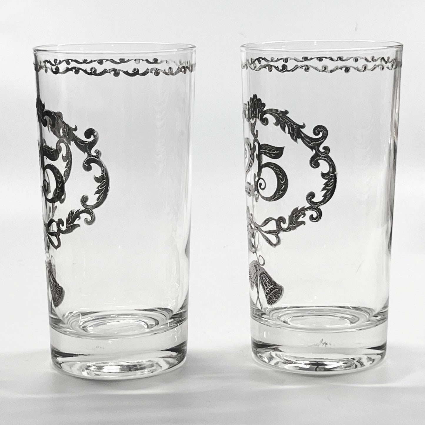 Twenty-fifth-Anniversary-Glasses.-Side-view.-Shop-eBargainsAndDeals.com