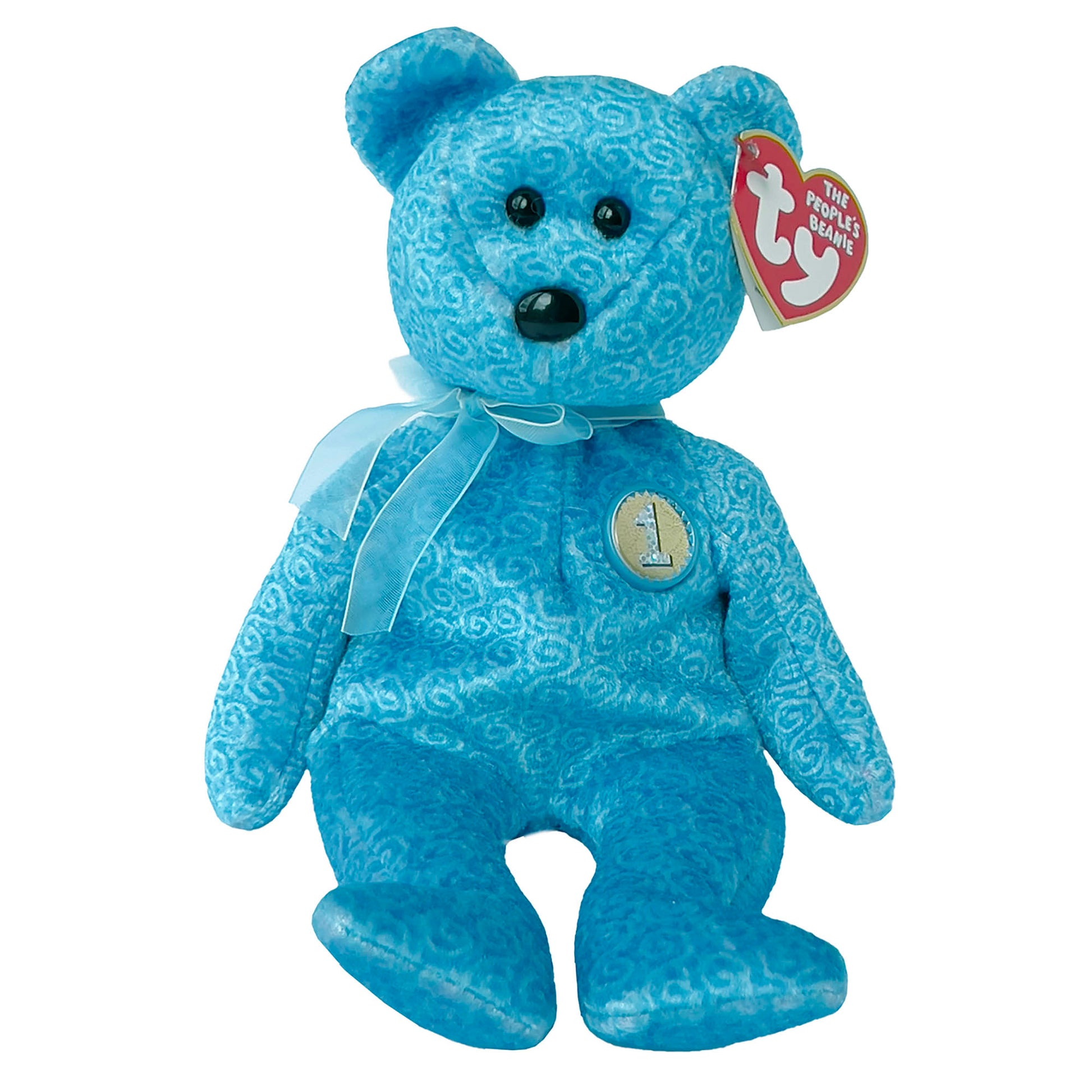 Ty-Classy-People_s-Beanie-Baby-Stuffed-Bear.-Front-view.--Shop-eBargainsAndDeals.com