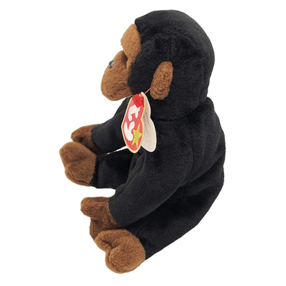 Ty-Congo-the-Gorilla-1996.-Original-Beanie-Babies.-Side-view-2.-Shop-eBargainsAndDeals.com