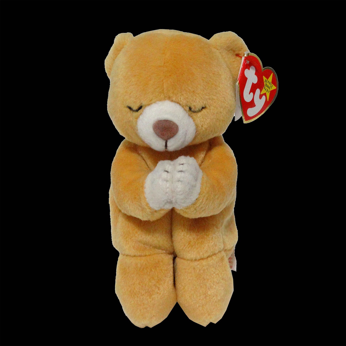 Ty-Hope-Praying-Bear.-Front-view.-Beanie-Babies-Collection.-Shop-eBargainsAndDeals.com
