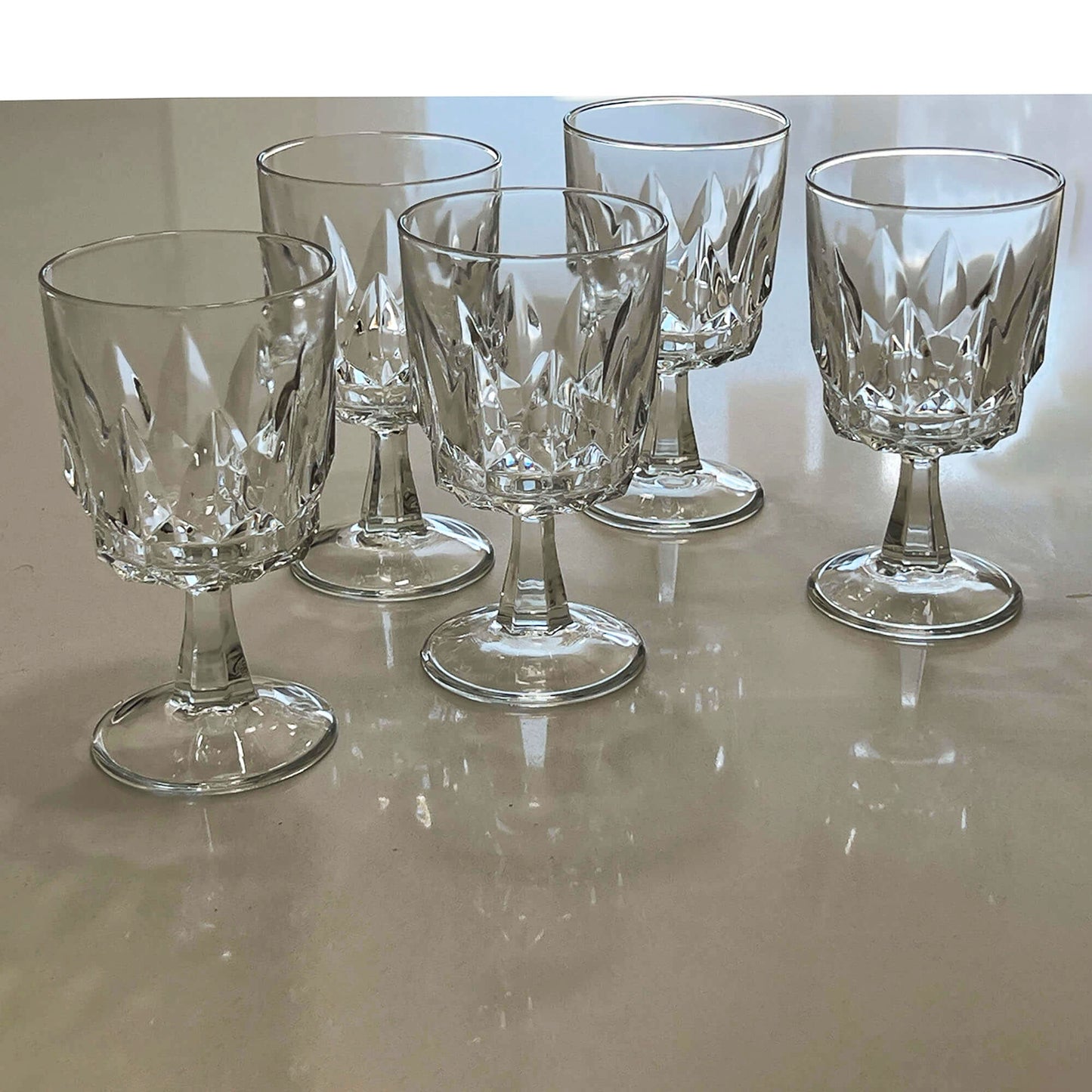 Set-of-5-Artic-Glass-Goblets