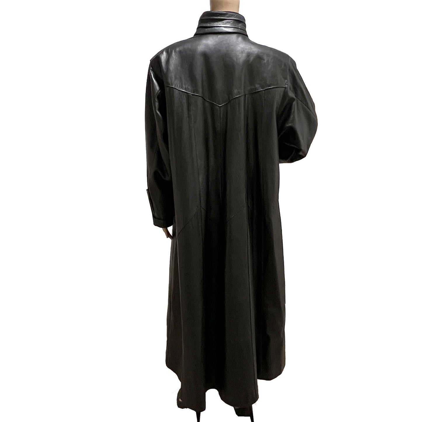 Vintage-Black-Leather-Coat.-XL-Leather-Museum.-Shop-eBargainsAndDeals.com