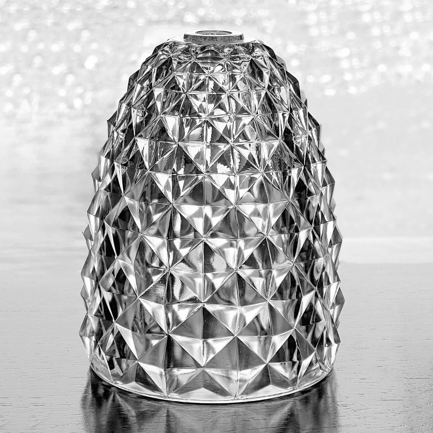 Vintage-Faceted-Dome-Shape-Crystal-Glass-Replacement-Shade