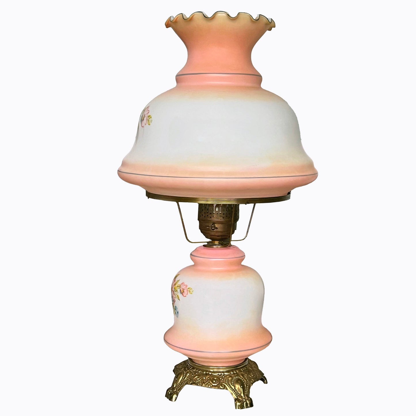 Vintage-Peach-Glass-Hurricane-Lamp-side-view-2.