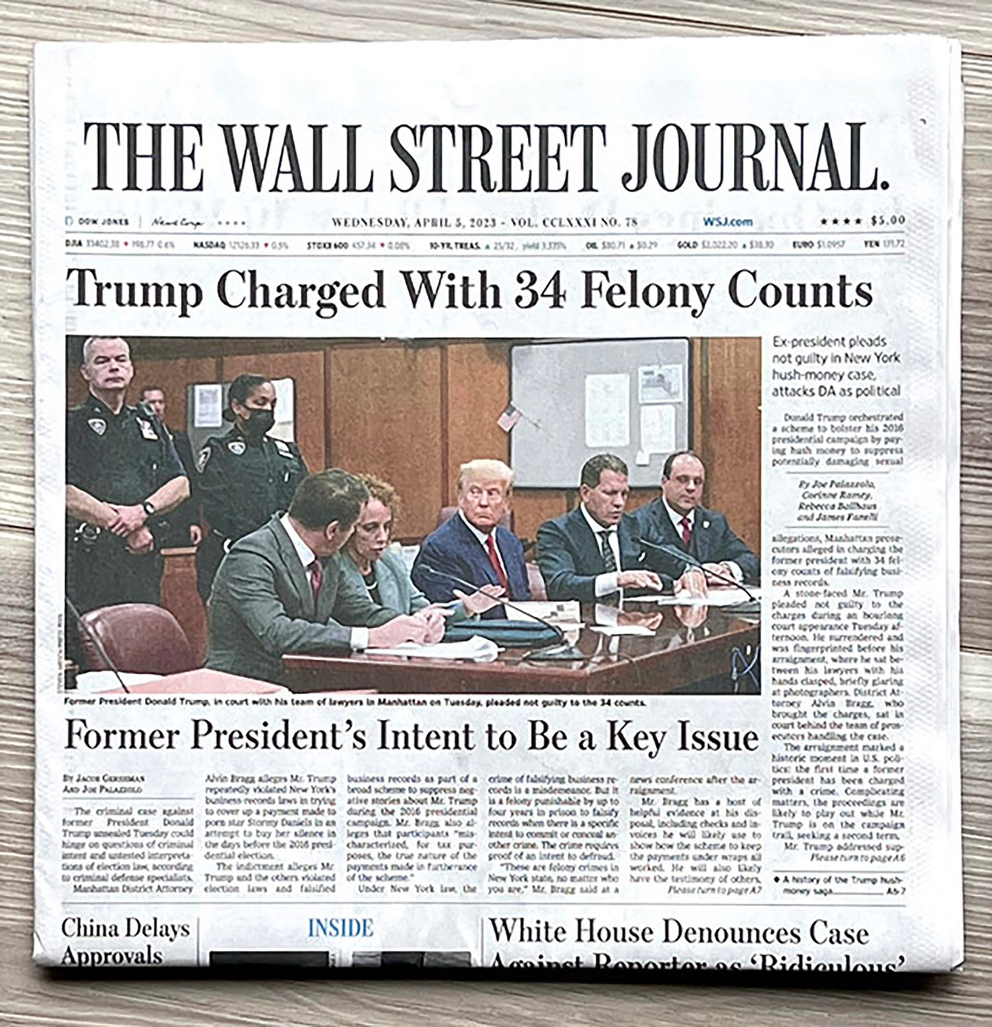 Wall-Street-Journal-Trump-Charged-With-34-Felonys