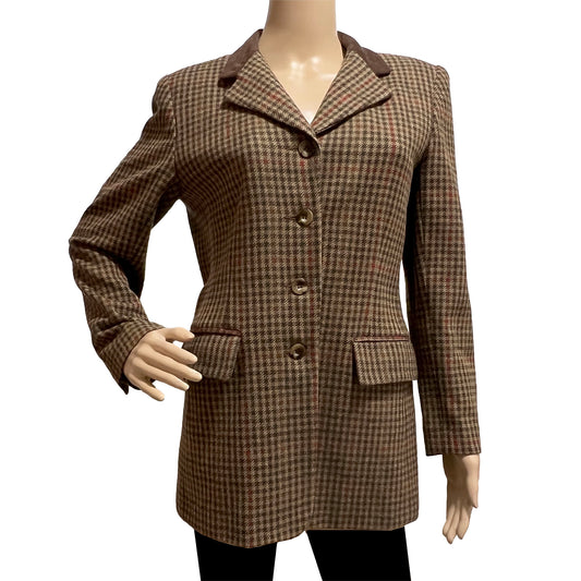 Women_s-Brown-Beige-Plaid-Blazer-Jacket.-Shop-eBargainsAndDeals