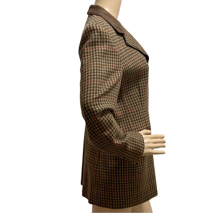 Women_s-J.G.-Hook-Collection-Brown-and-Olive-Plaid-Blazer.-Side-View-2.