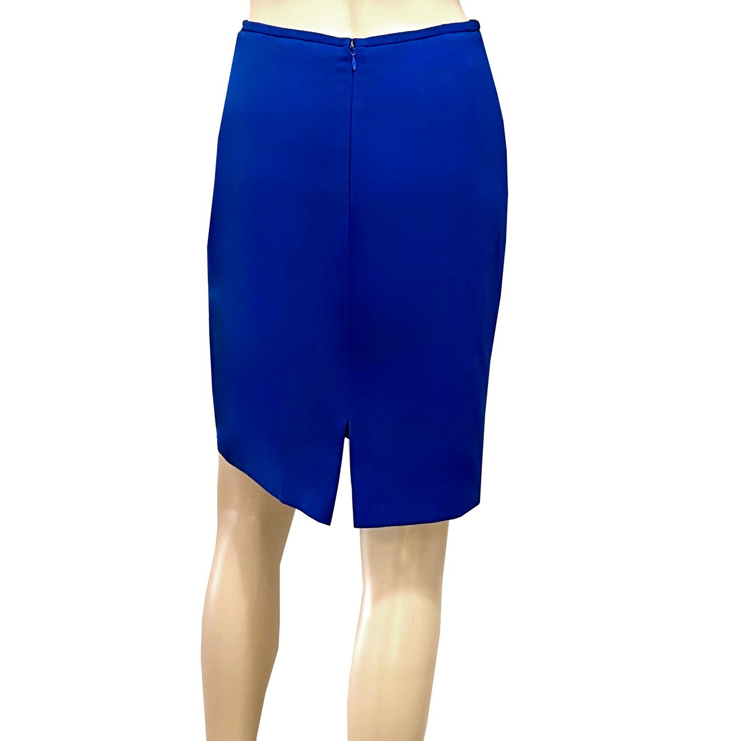 Womens-Tahari-Royal-Blue-Skirt.-0-P.-Back-view.-Shop-eBargainsAndDeals.com