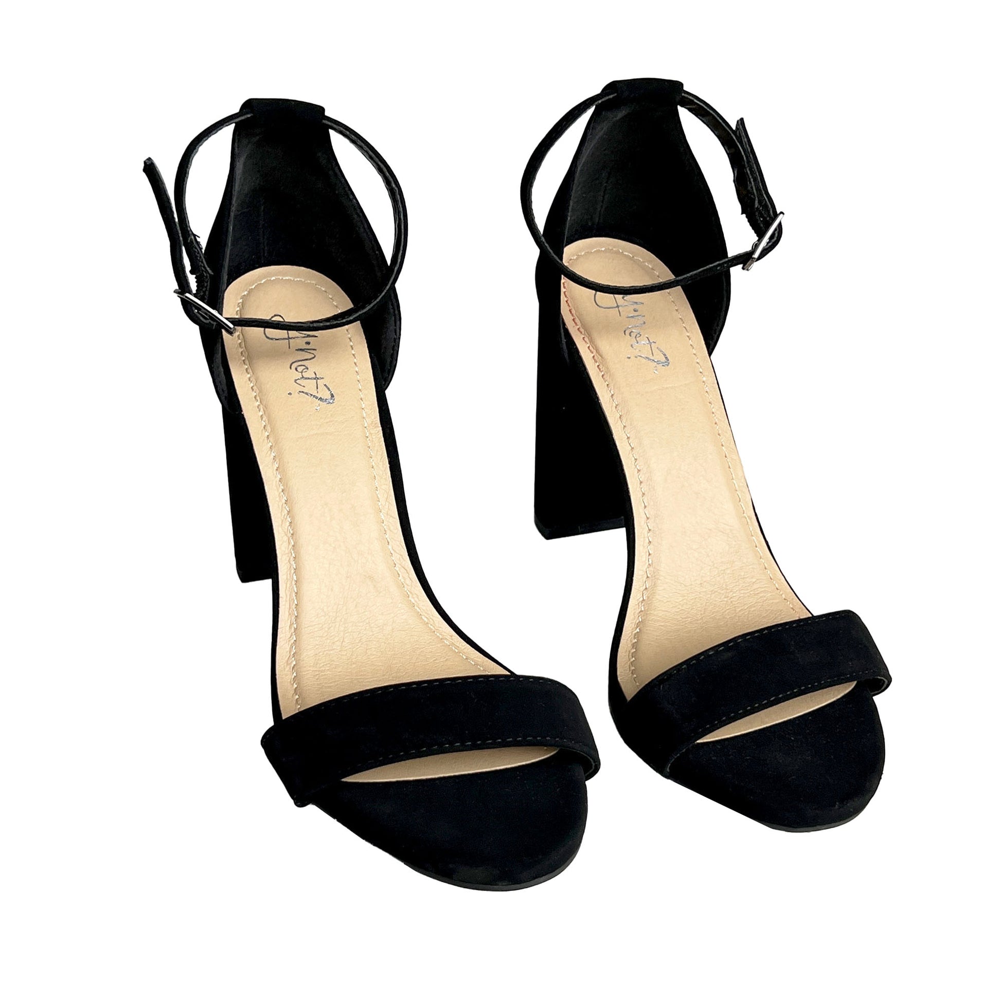 Y-Not-Ankle-Strap-Black-Suede-Shiner-Stiletto-Sandals.-