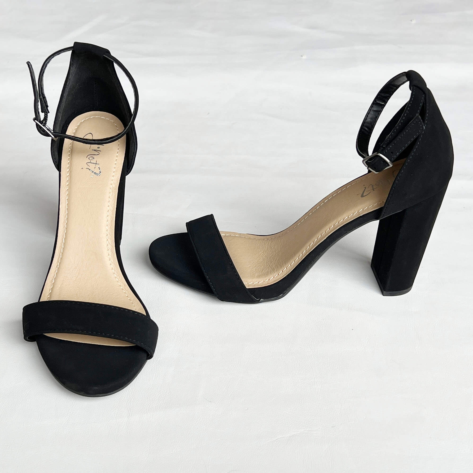 Brash Black Suede Heels Size 8.5 Sassy and Little Black Dress ready  Luxurious | eBay
