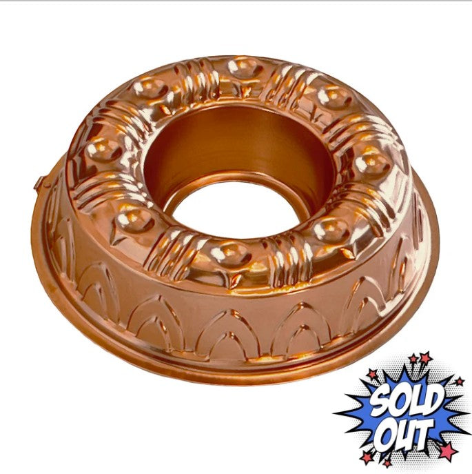 Ring Shaped Copper Jell-O Mold, Baking Pan