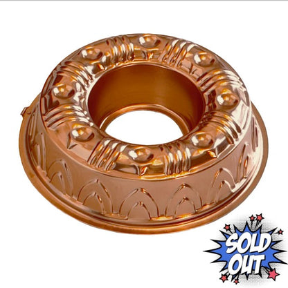 Ring Shaped Copper Jell-O Mold, Baking Pan