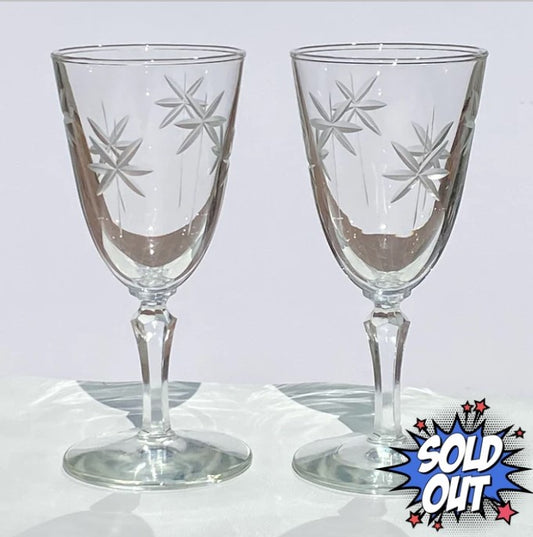 Starburst Cordial Glasses