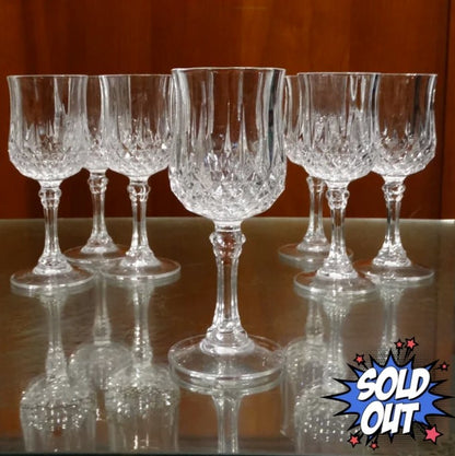 Cristal D'Arques-Durand Longchamp Cordial Glasses