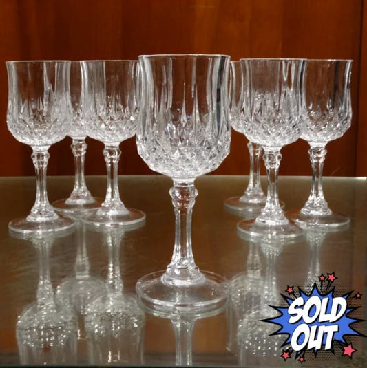 Cristal D'Arques-Durand Longchamp Cordial Glasses