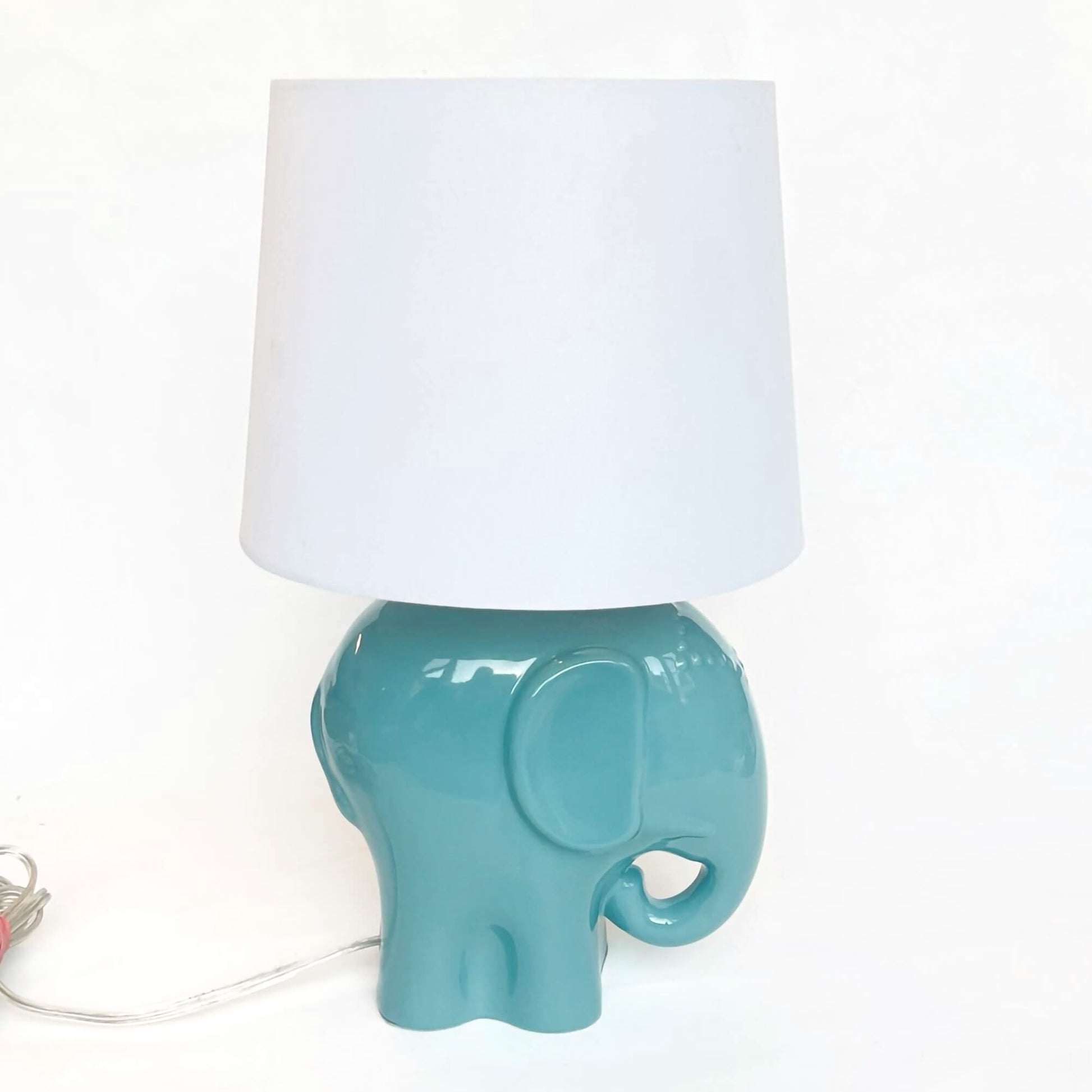 Aqua-Blue-Ceramic-Elephant-Table-Lamp-for-Baby_s-Nursery.-Side-view.-Shop-eBargainsAndDeals.com