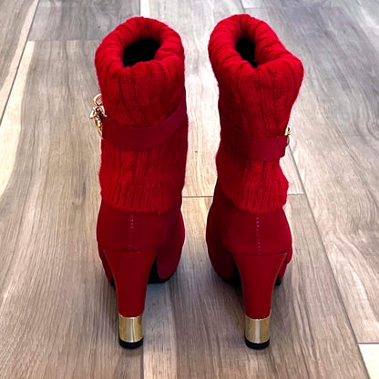 BBLAN-red-Suede-high-heel-fashion-boots.-Size-7.5.-Back-view.-Shop-eBargainsAndDeals..com,