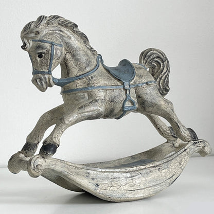 Ceramic-Rocking-Horse-with-Crackle-Finish.-Nursery-Decor.-Angle-view.-Shop-eBargainsAndDeals.com