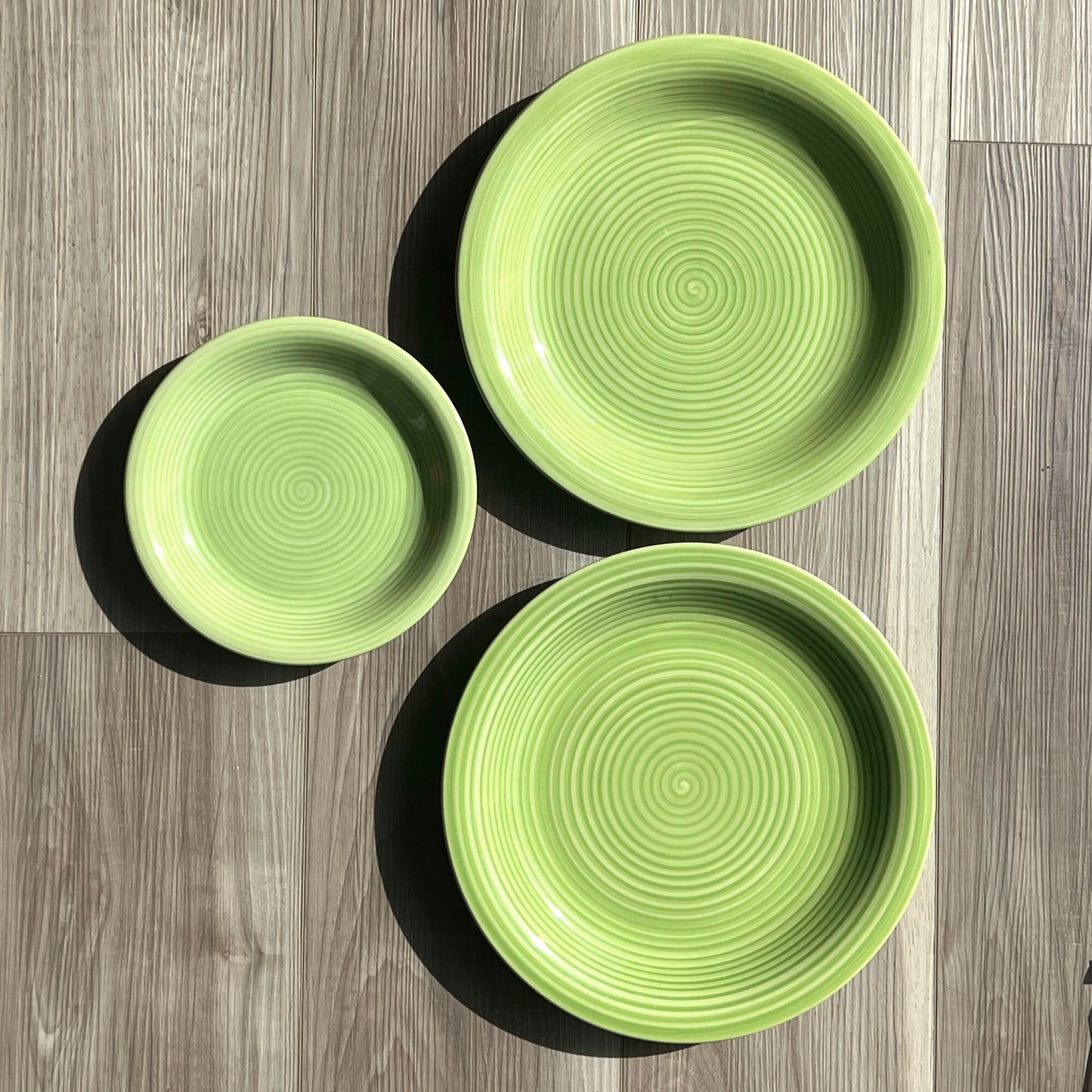 Citrus-Grove-Spring-Green- Swirl China-Plates.-Shop-www.eBargainsAndDeals.com