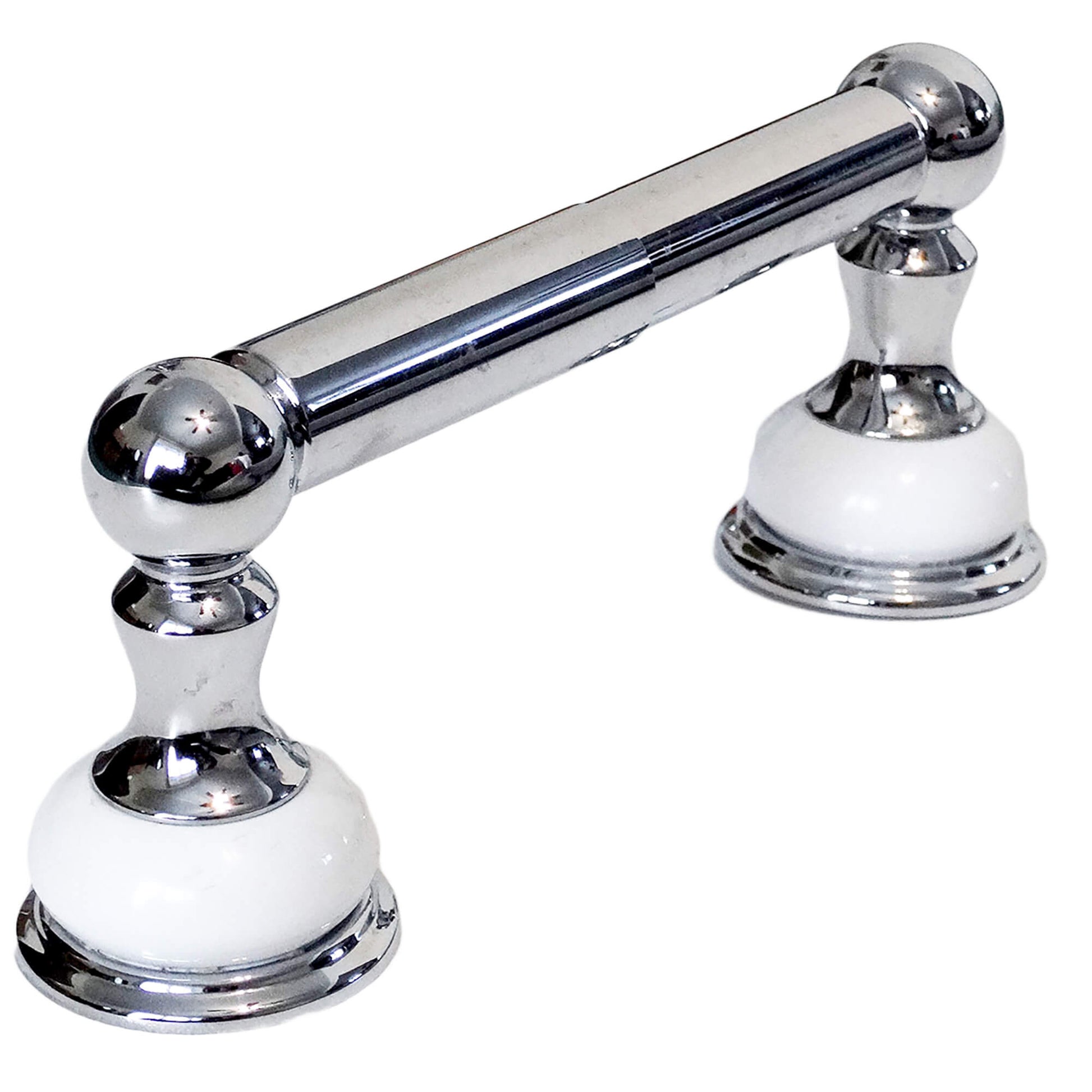 Heavyweight-Mid-Century-Polished-Chrome-and-White-Toilet-Tissue-Holder.-Shop-eBargainsAndDeals