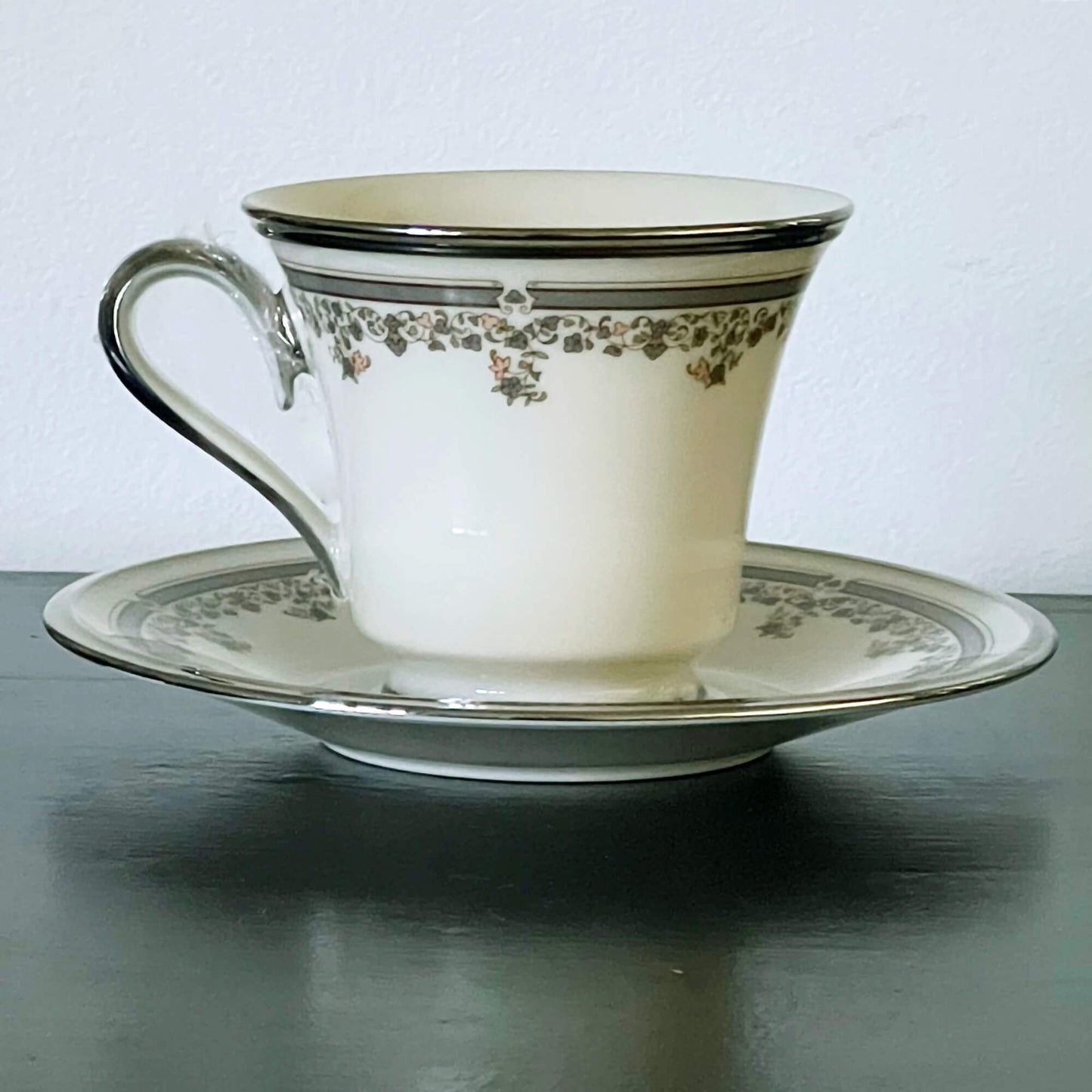 Lenox-Lace-Point-China-Cup-and-saucer-set.-Side-2.-Shop-eBargainsAndDeals.com.