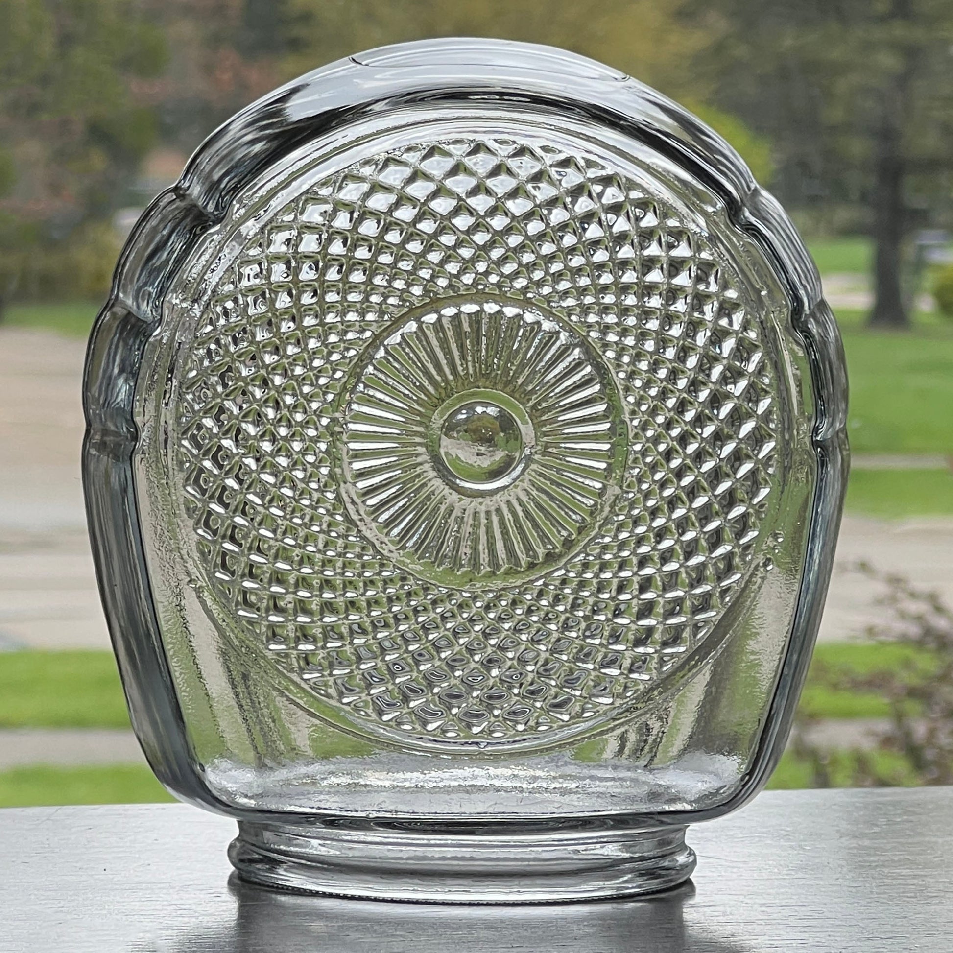 Mid-Century-Clear-Glass-Decorate-Ceiling-Fixture-Shade