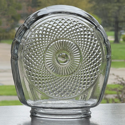 Mid-Century-Clear-Glass-Decorate-Ceiling-Fixture-Shade