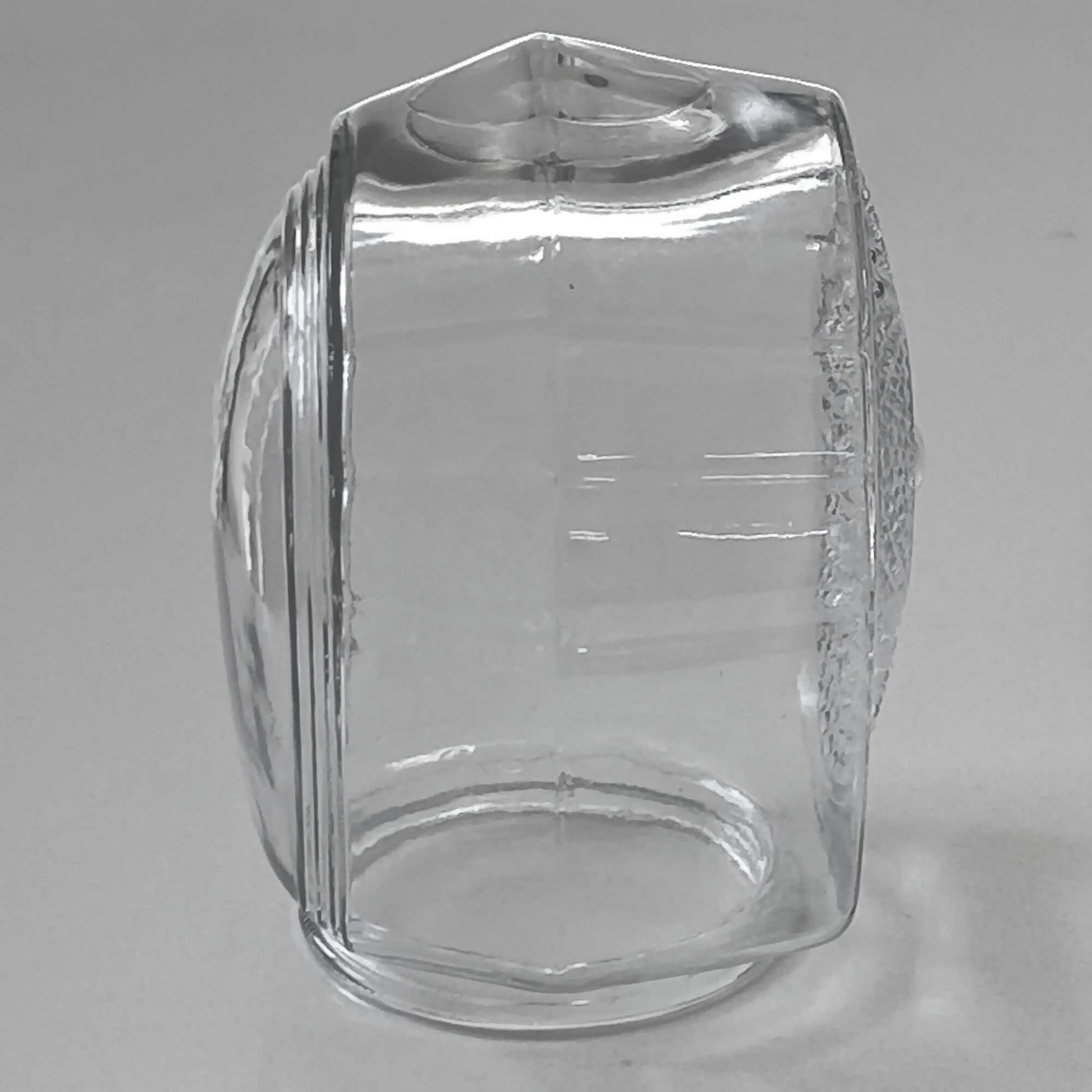 Mid-Century-Clear-Glass-Decorate-Light-Shade.-Side-View.-