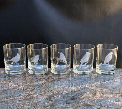 National-Wildlife-Federation-Wild-Bird-Old-Fashioned-Bar-Glass_Set_Close-up-View._Shop-eBargainsAndDeals