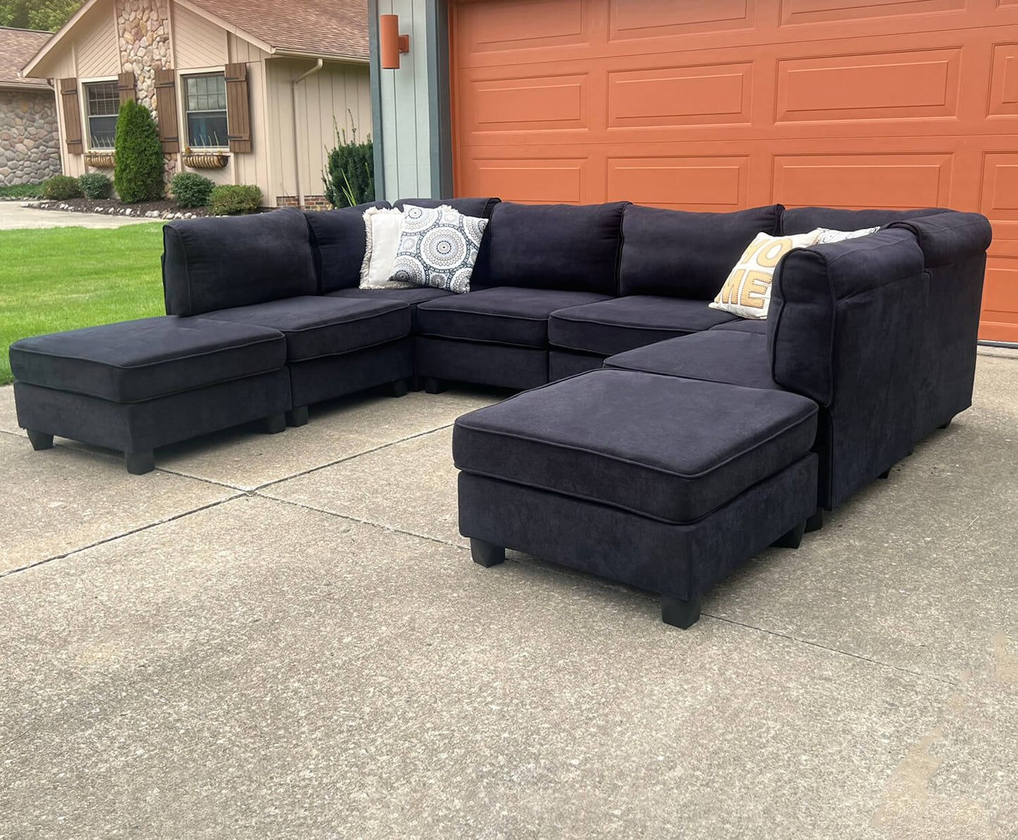 Prichard-Black-Velvet-Modular-Sectional-Sofa_-Full-view.-Shop-eBargainsAndDeals.com.