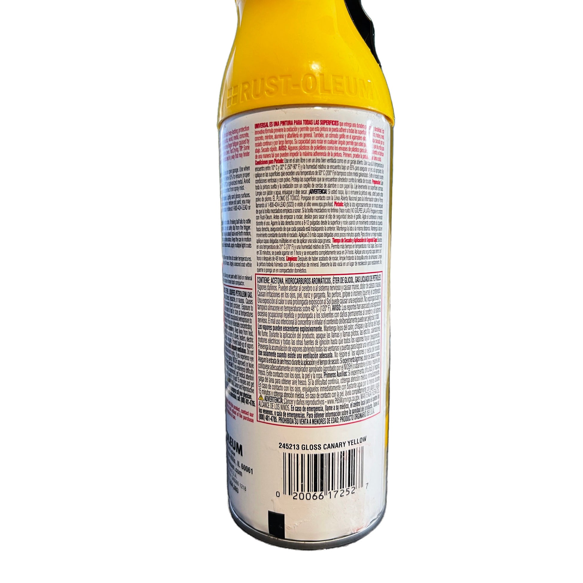    Rust-Oleum-Gloss-Canary-Yellow-Spray-Paint_-Can-View-Back.-Shop-eBargainsAndDeals