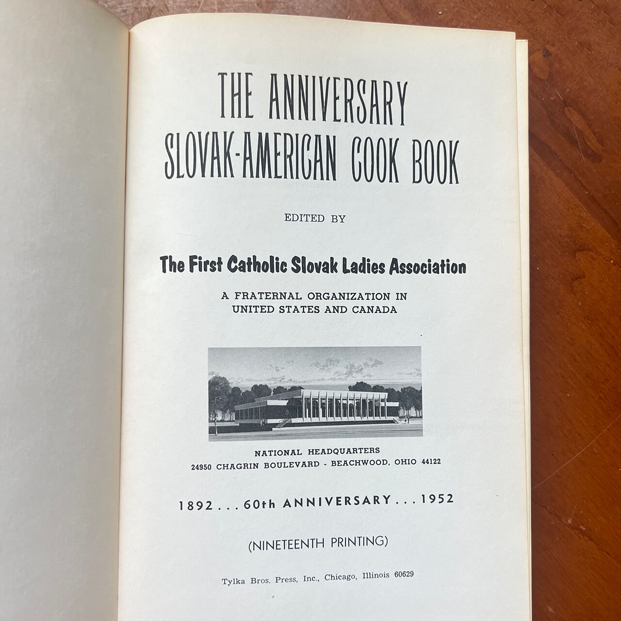 The-Anniversary-Slovak-American-Cookbook_1952, 60th anniversary