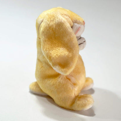 Ty-Beanie-Babies-Grace-Gold-Bunny-Rabbit-Plush-Toy.-Side-view.-