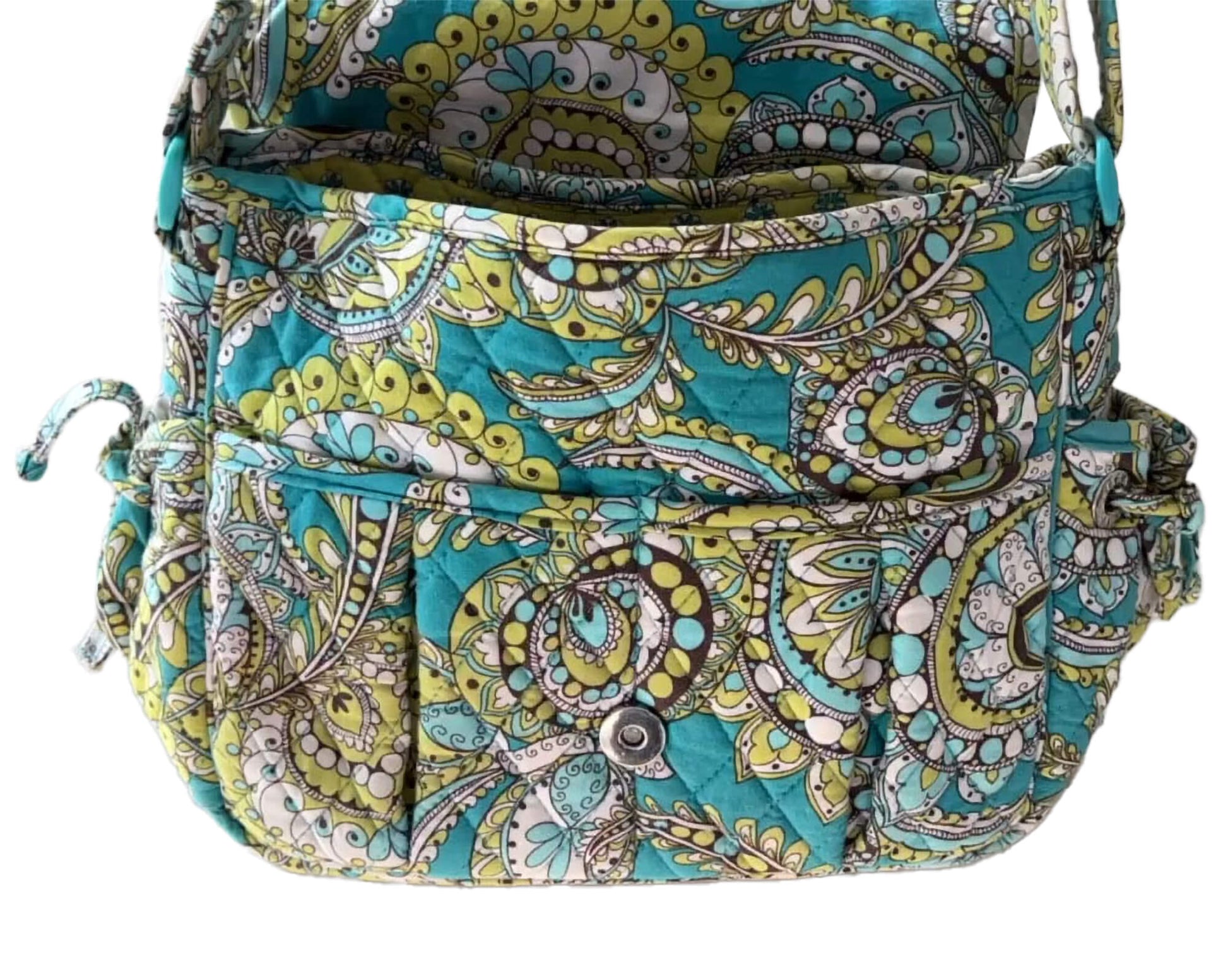 Vera-Bradley-Turquoise-Peacock-Crossbody-Bag.-Interior-view-2b.-Shop-eBargainsAndDeals.com