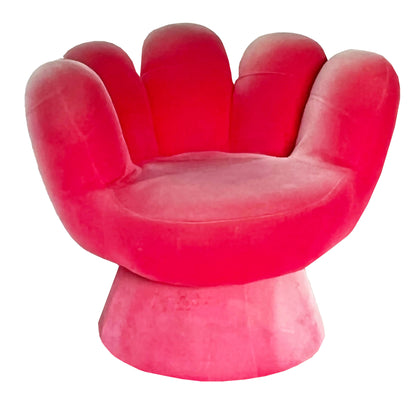 Vintage-Red-Velour-Swivel-Chair._Shop-eBargainsAndDea
