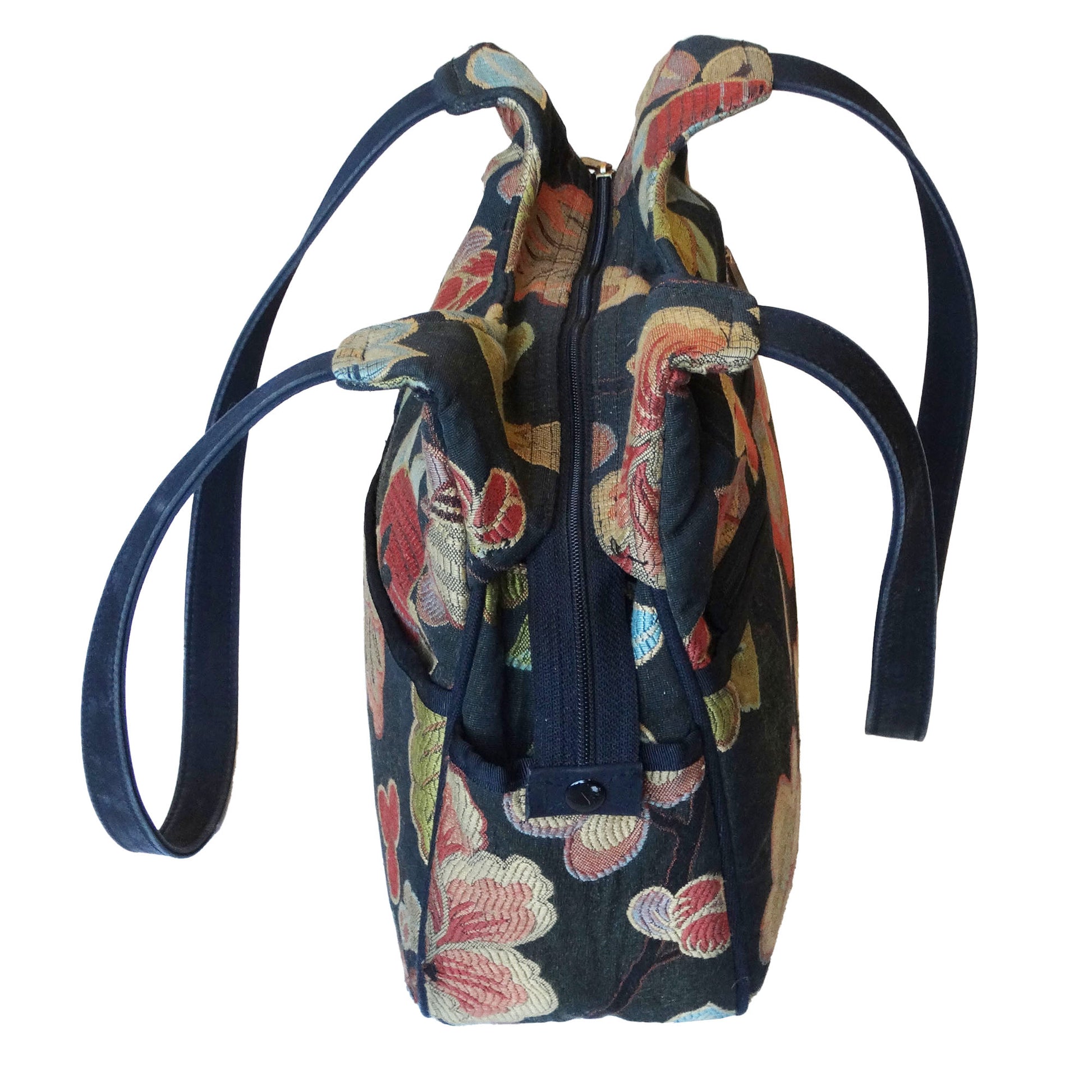 Women's Tapestry Shoulder Bag by Danny K, side-view