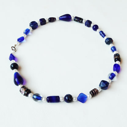 handmade-Cobalt-Blue-Beads_Stones-andPearl-Necklace_view-3