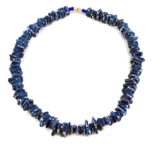 vintage-navy-blue-puka-shell-necklace